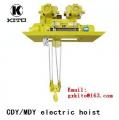 Supply [kito]  CDY / MDY type 1t ~ 5t and CDY1/MDY1 type 1t ~ 10t metallurgical wire rope electric hoist